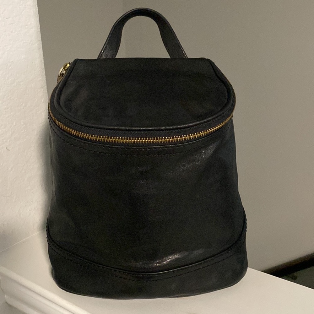 Frye Campus Backpack Black Leather Purse